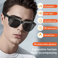 Lunettes de Soleil Bluetooth Intelligentes V5.3 – Audio HIFI & Appels Mains Libres