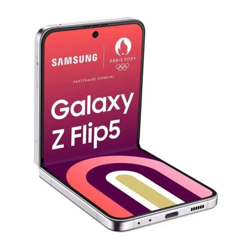 Samsung Galaxy Z Flip 5 5G reconditionné, 6.7 pouces, F731U1, 8 + 256/512 go, AMOLED, débloqué, pliable, Android, excellente condition