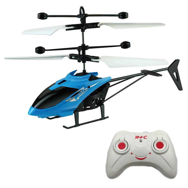 Hélicoptère drone RC rechargeable télécommandé sécurisé jouet enfants résistant