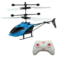 Hélicoptère drone RC rechargeable télécommandé sécurisé jouet enfants résistant