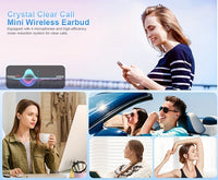 Écouteurs Bluetooth 5.3 TWS suppression bruit 6 micros LED