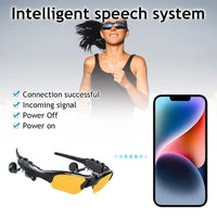 Lunettes intelligentes Bluetooth 5.0, pour Sports de plein air, cyclisme, son Surround, écouteurs, appel musical, lunettes de soleil polarisées pour l'équitation