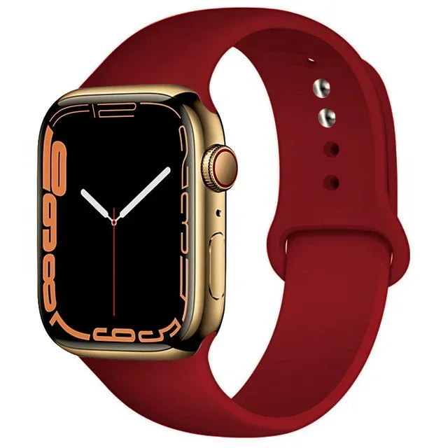 Bracelet silicone sport pour Apple Watch séries 5 à 11.