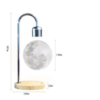 Lampe Lune LED 3D Flottante Lévitation Magnétique Table
