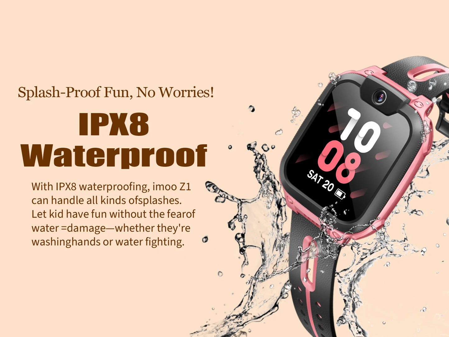 Imoo Z1 montre enfant 4G GPS SOS étanche