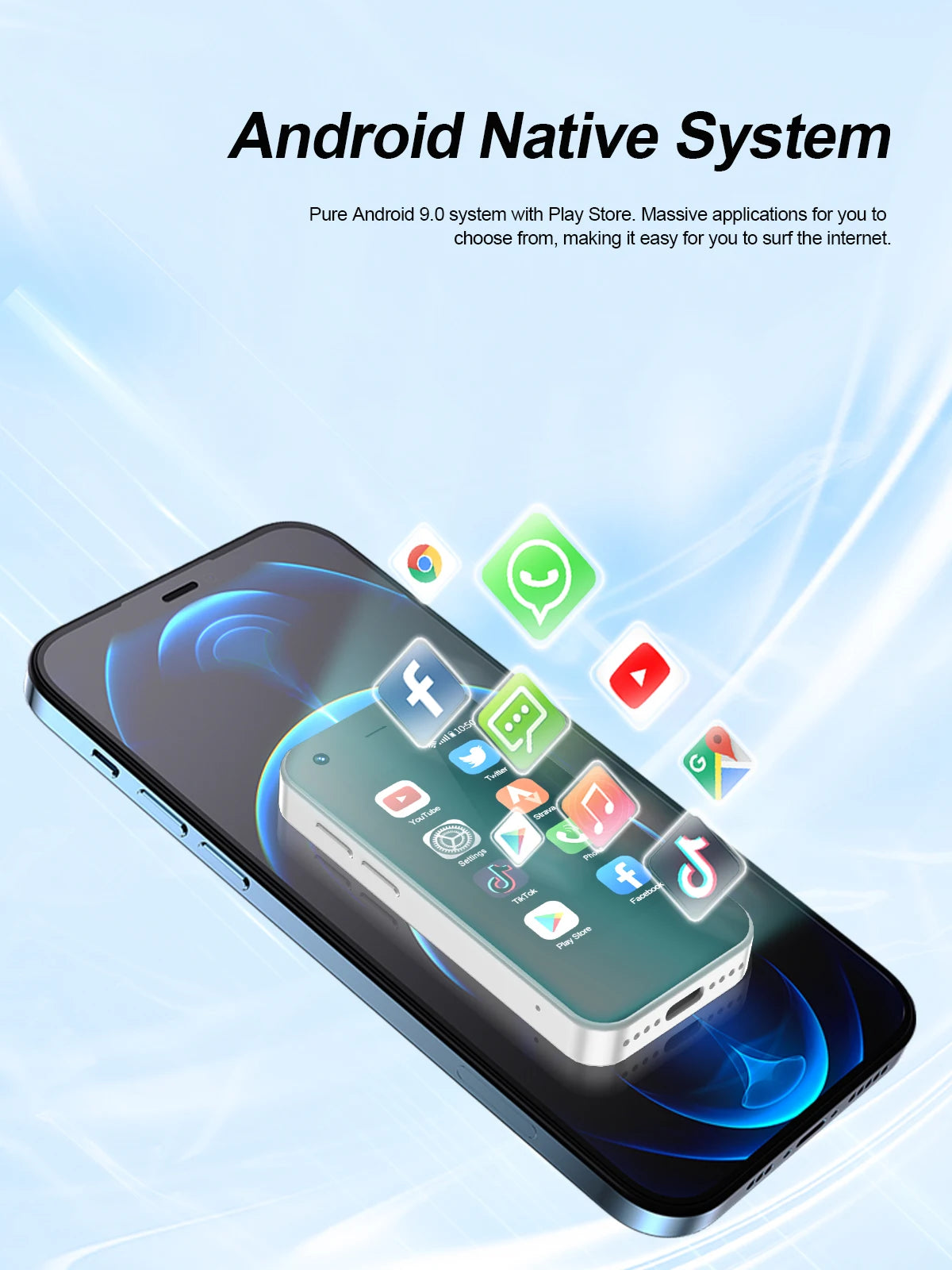 SERVO KING5000 Super Mini Smartphone 3G système Android 2 SIM veille WhatsAPP WiFi Hotspot 2.5 "écran petits téléphones mobiles intelligents