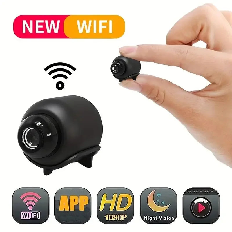 Caméra de surveillance X5Mini 1080P sans fil vision nocturne portable