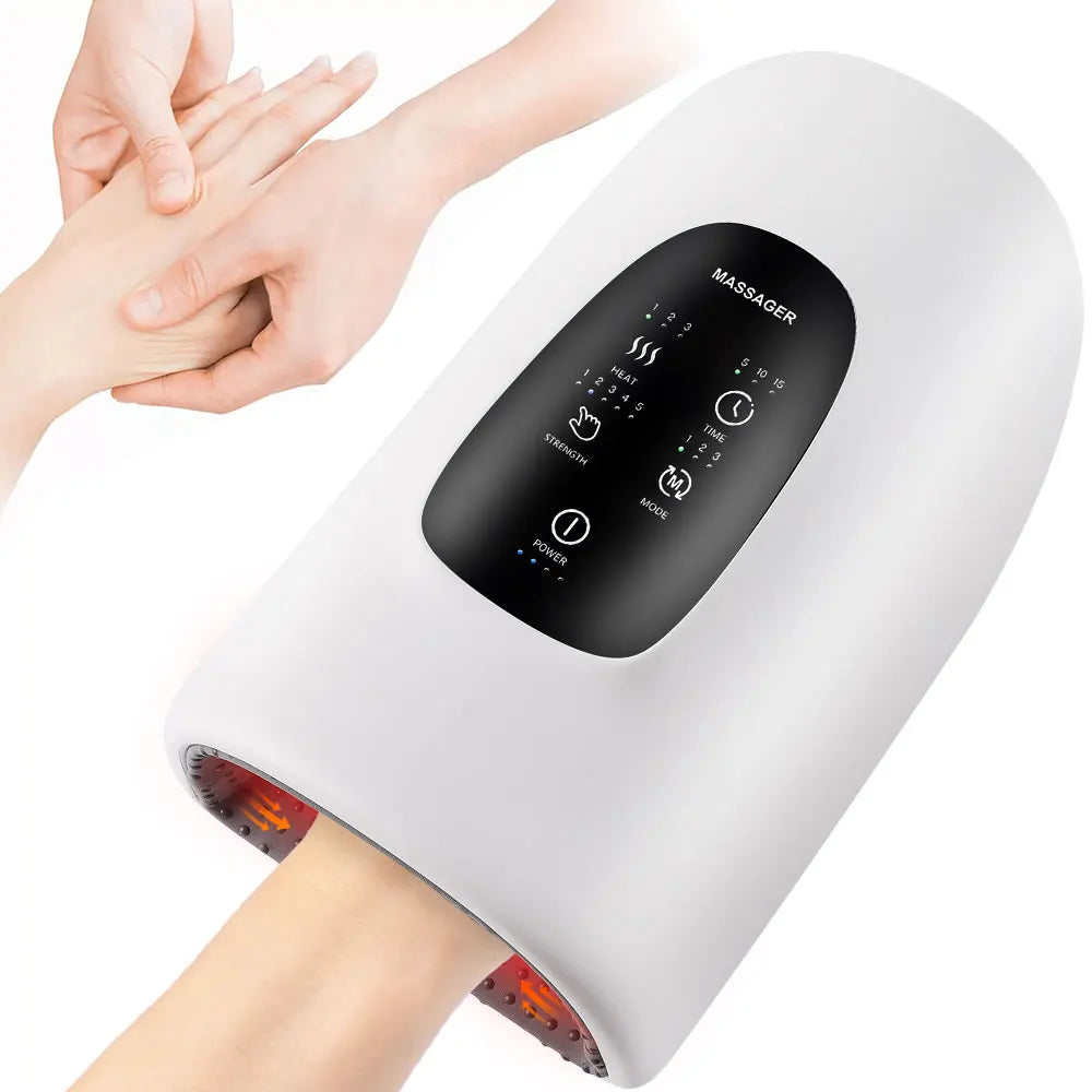 Masseur mains électrique 360° Shiatsu chaleur paume doigts poignet