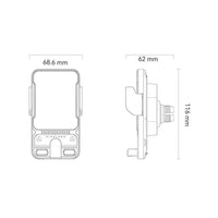 Support téléphone voiture charge rapide induction 15W