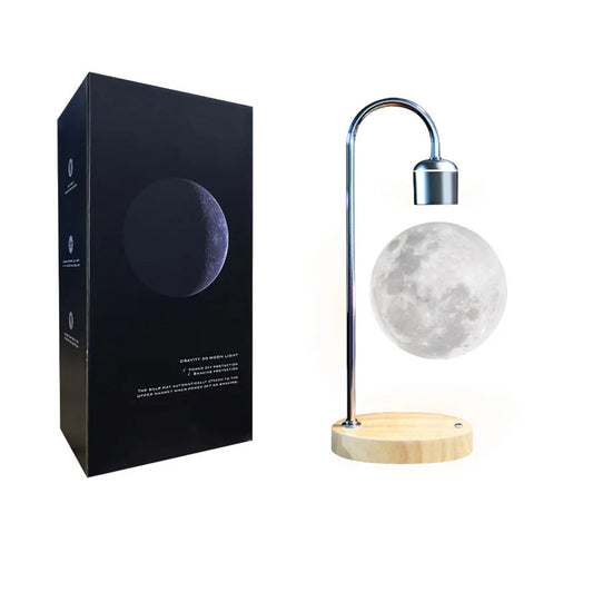 Lampe Lune LED 3D Flottante Lévitation Magnétique Table