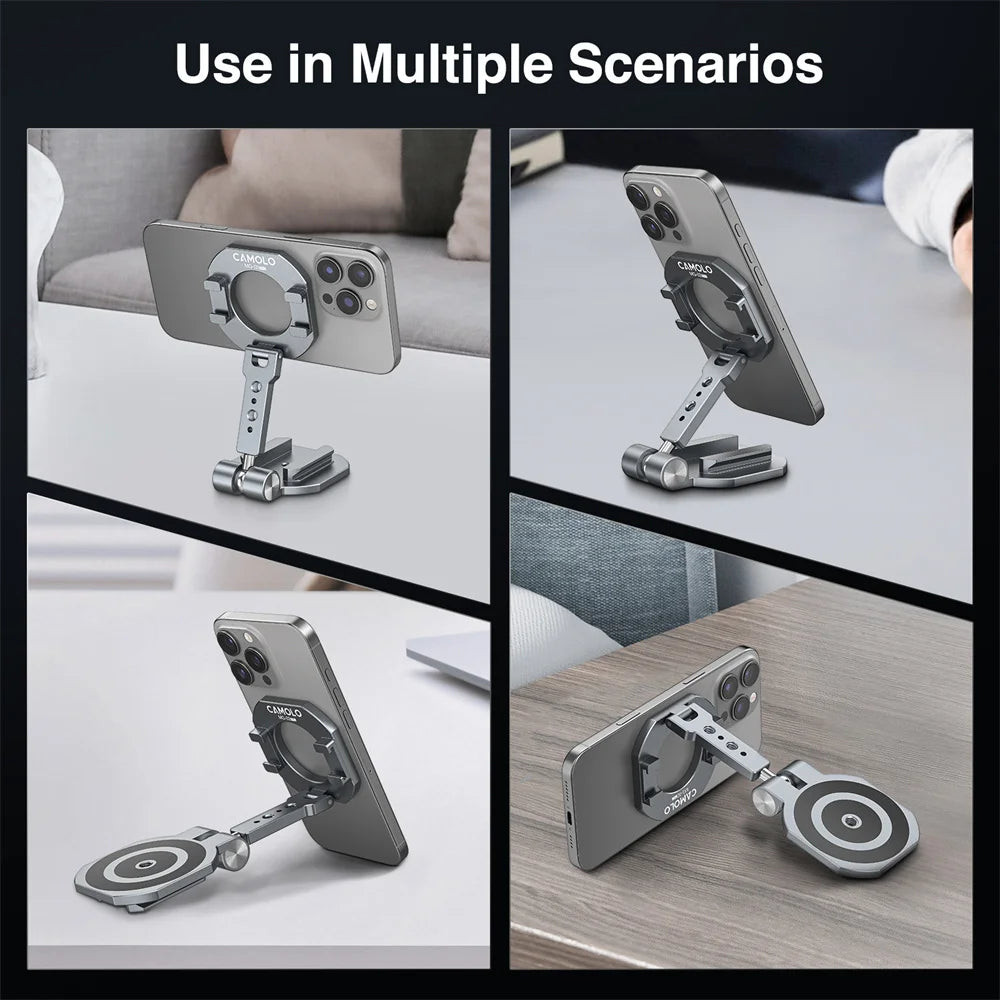 2026 double support de téléphone magnétique avec Arca chaussure froide trépied support de gymnastique magnétique pour Magsafe iPhone 16 15 14 13 12 série