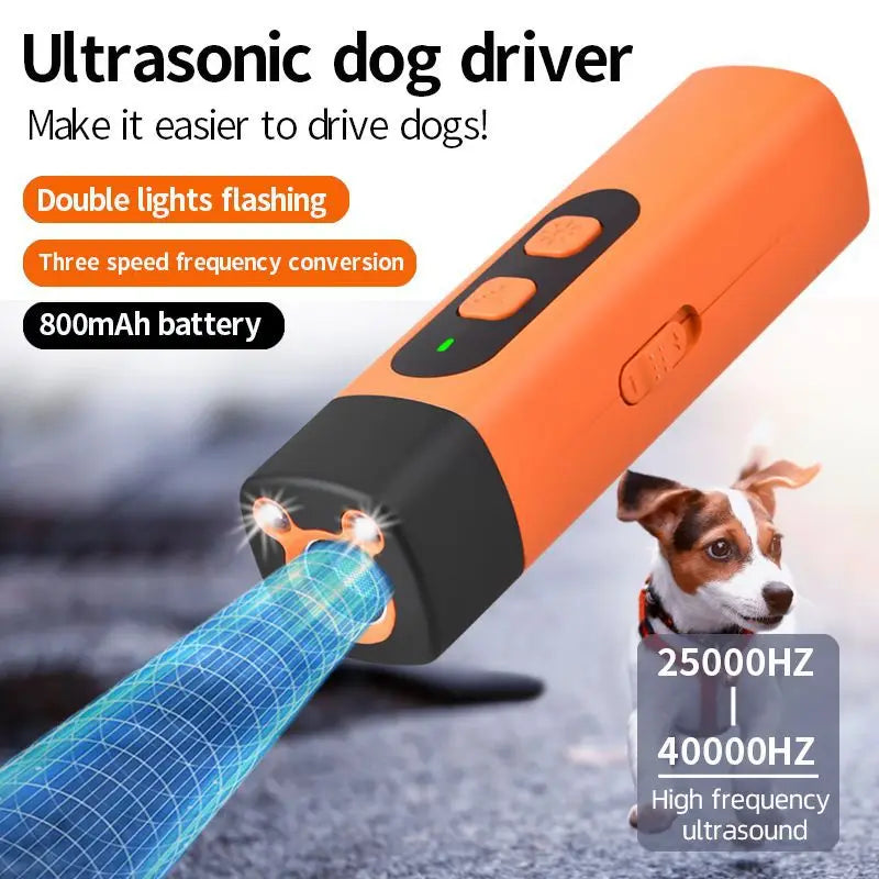 Appareil dressage chien anti aboiement ultrasons rechargeable