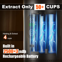 Machine café expresso portable sans fil 3en1 capsules