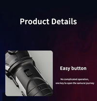 Sabre laser 2-en-1 télescopique 7 couleurs avec son