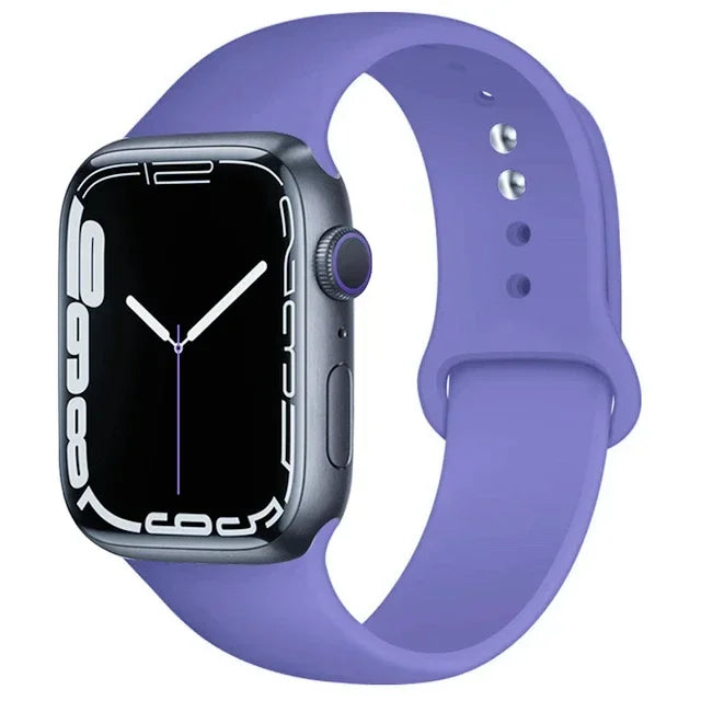 Bracelet silicone sport pour Apple Watch séries 5 à 11.