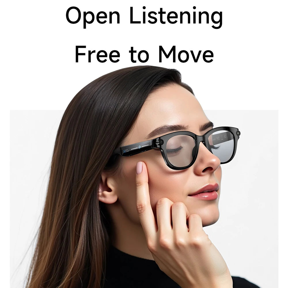 Lunettes Intelligentes AI Traduction Caméra Bluetooth Audio