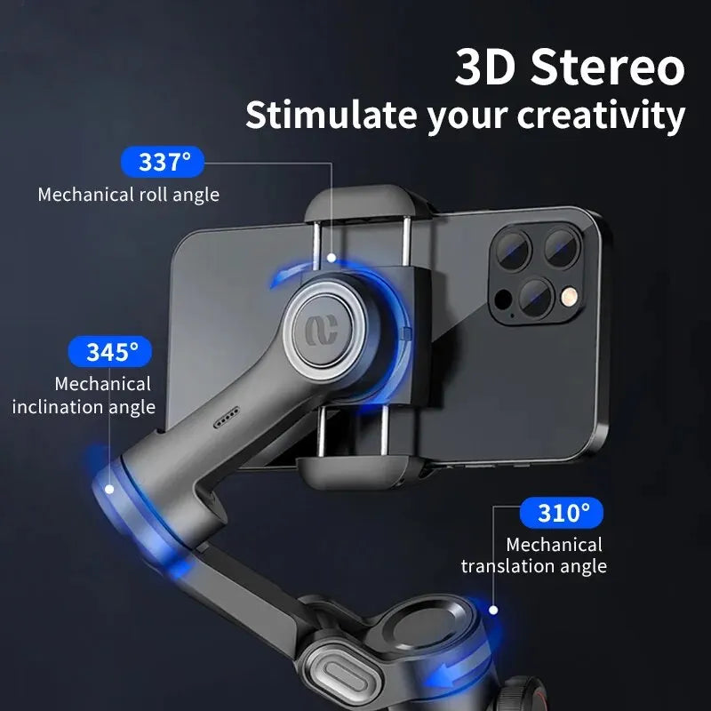 Stabilisateur 3 axes AOCHUAN AI suivi visage smartphone
