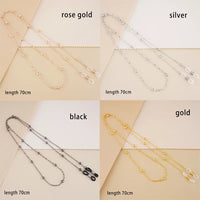 Eyeglass chain accessory sunglasses cord glasses decoration strap prevent loss mask decoration necklace chain