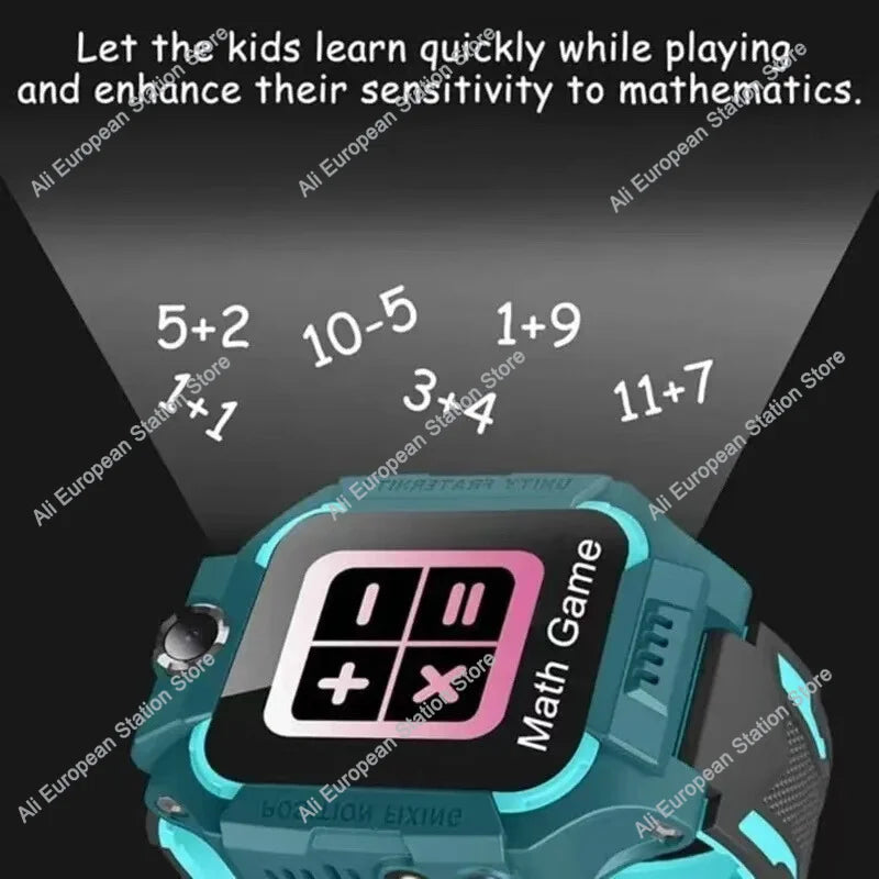 Montre intelligente enfant 4G GPS SOS étanche caméra