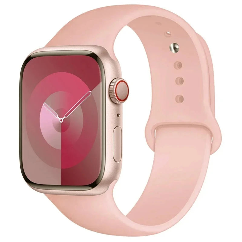 Bracelet silicone sport pour Apple Watch séries 5 à 11.
