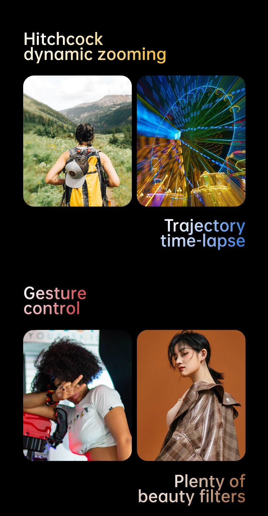 Stabilisateur 3 axes AOCHUAN AI suivi visage smartphone