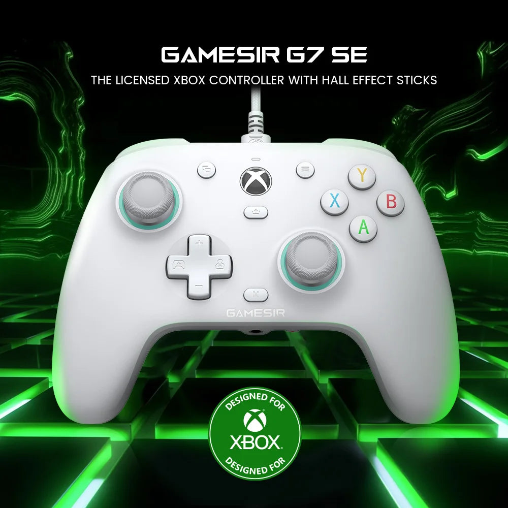 GameSir G7 SE contrôleur de jeu Xbox manette filaire pour Xbox série X, Xbox série S, Xbox One, avec joystick à effet Hall para pc