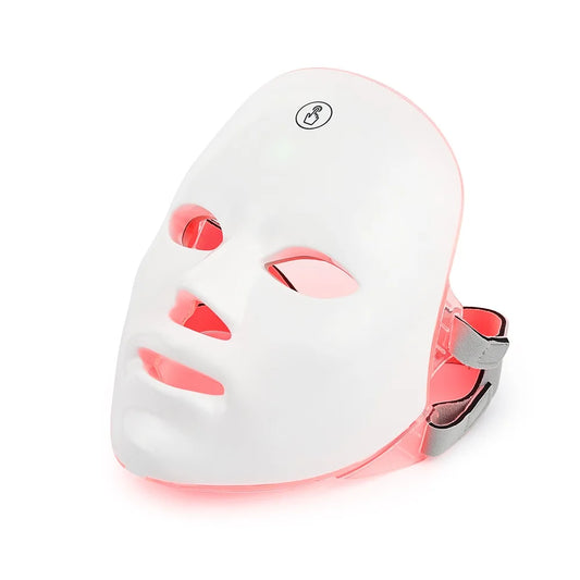 Masque facial LED 7 couleurs beauté rajeunissement peau maison