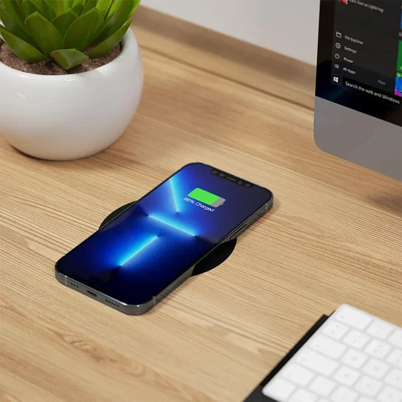 Chargeur sans fil rapide sous table pour iPhone Samsung