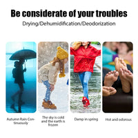 Sèche-chaussures électrique UV chauffant déshumidificateur anti-odeurs domestique