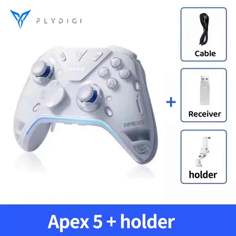 FlyDiGi APEX 5/4 Force Feedback Elite poignée Switch2 Elite poignée téléphone portable PC ordinateur Version Steam manette de jeu similaire à Xbox