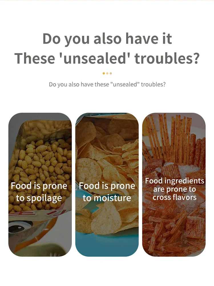 Thermoscelleuse portable rechargeable pour sacs alimentaires plastique