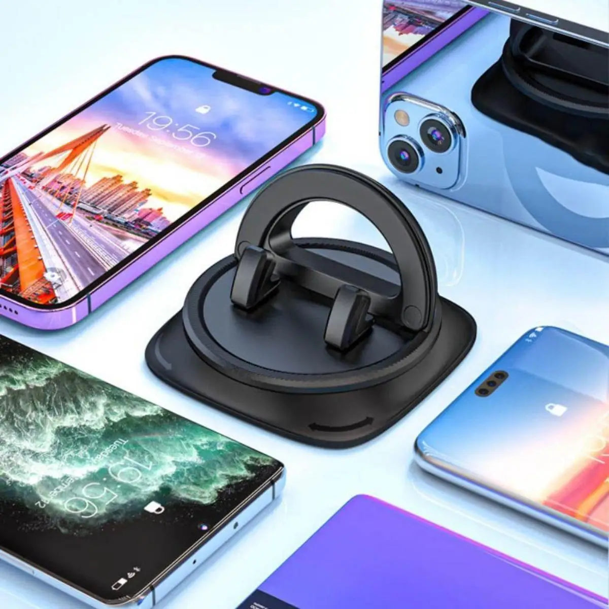 Supports de téléphone portable rotatifs à 360 degrés universels pour une variété de téléphones mobiles, accessoires de voiture,