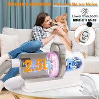 Kit toilettage aspirateur 2,5L MicroData chiens chats multifonction