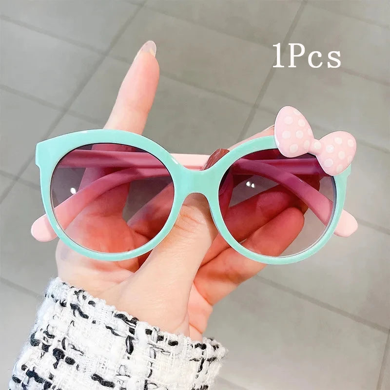 1-2 pièces AdTosdocument nuit lunettes de soleil arc décor grand cadre adolescent garçons filles fête en plein air vacances voyage lunettes de soleil pour enfants