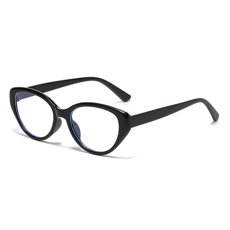 Lunettes de lecture anti-lumière bleue, style œil de chat à la mode, extrêmement simples et élégantes pour les personnes d'âge moyen et âgées