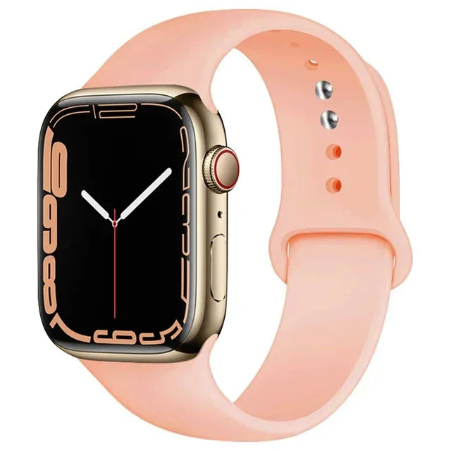 Bracelet silicone sport pour Apple Watch séries 5 à 11.