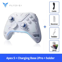 FlyDiGi APEX 5/4 Force Feedback Elite poignée Switch2 Elite poignée téléphone portable PC ordinateur Version Steam manette de jeu similaire à Xbox