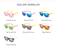 Lunettes de soleil classiques en Silicone pour enfants, UV400, pour garçons et filles, TR90, Protection UV