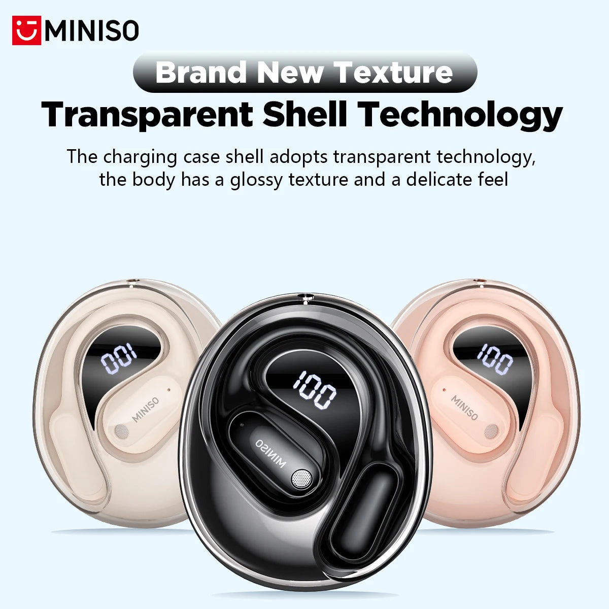 Casque MINISO MS190 Bluetooth OWS sport traducteur intelligent
