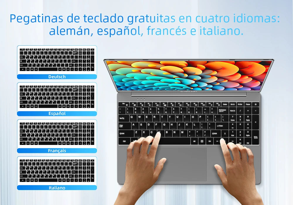 TECLAST F16Pro Laptop with Retro Keyboard4.2, 15.6 inch, 16GB RAM, 512GB SSD, Intel N95 Processor, 1080P FHD IPS Screen, WiFi 6, BT 5.0, USB 3.2, 38000mWh