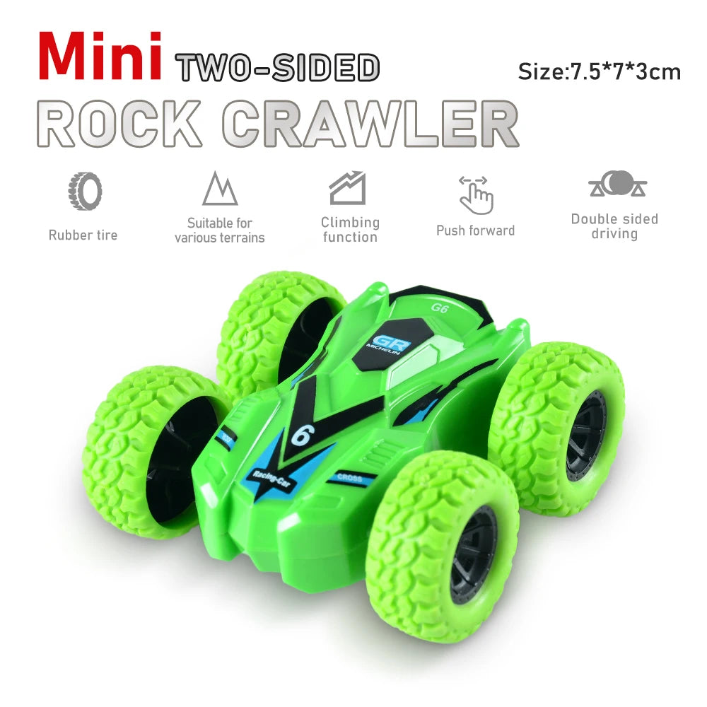 Voiture cascade double face incassable à inertie jouet enfants