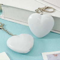 Porte-clés USB rechargeable cœur LED tactile sac créatif léger