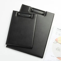 Presse-papiers en cuir PU A4 A5, dossier de conférence, bloc-notes Ultra-lisse, pliable, avec boucle à Clip, fournitures de bureau