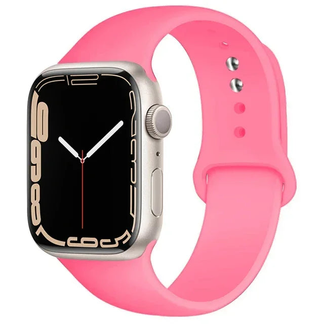 Bracelet silicone sport pour Apple Watch séries 5 à 11.