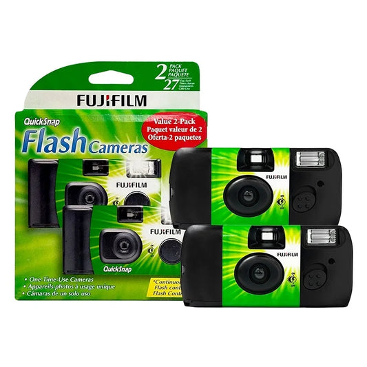 Fujifilm Caméra à film jetable à usage unique Fujifilm Snap rapide/Fujifilm Fun rapide/Fujifilm ACE 400 avec flash 27 expositions photo