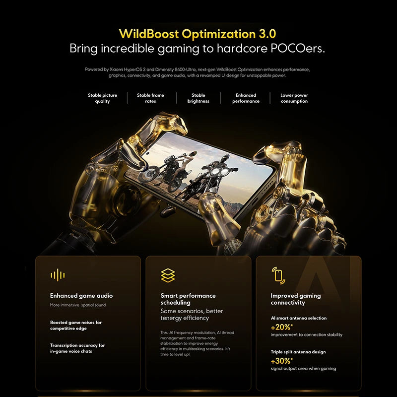 POCO X7 Pro 5G, Dimensity 8400, 6.67" 120Hz, 6000mAh