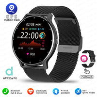 Montre connectée sport homme Bluetooth étanche tactile
