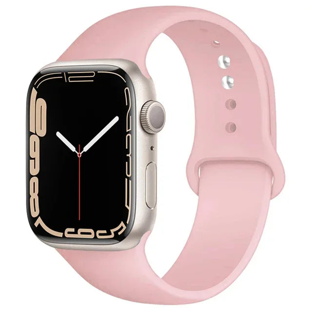 Bracelet silicone sport pour Apple Watch séries 5 à 11.