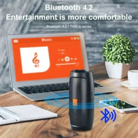 XIKCU Portable double haut-parleur Bluetooth stéréo extérieur Tfusb lecture Fm diffusion vocale Portable caisson de basses 50 haut-parleur sans fil