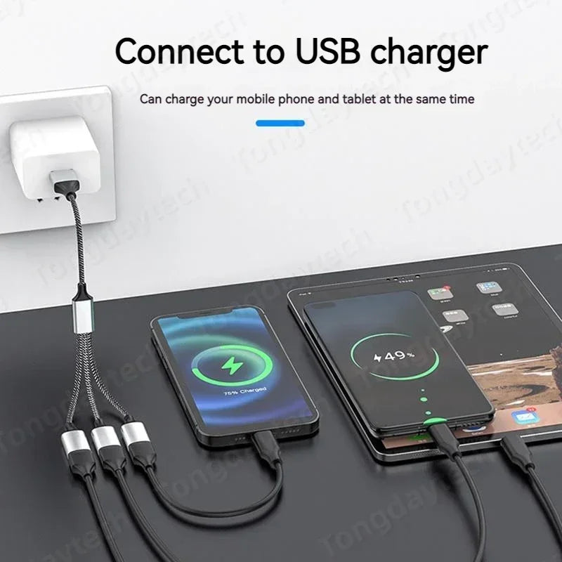 Adaptateur USB-C 4 Ports Multi Appareils OTG Rapide